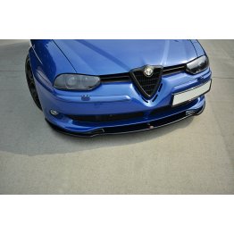 Накладка сплиттер на передний бампер на Alfa Romeo 156 GTA